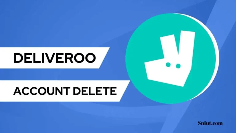 Delete Deliveroo Account