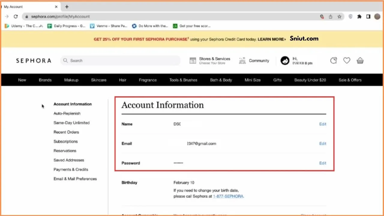 How To Delete Sephora Account Sniut
