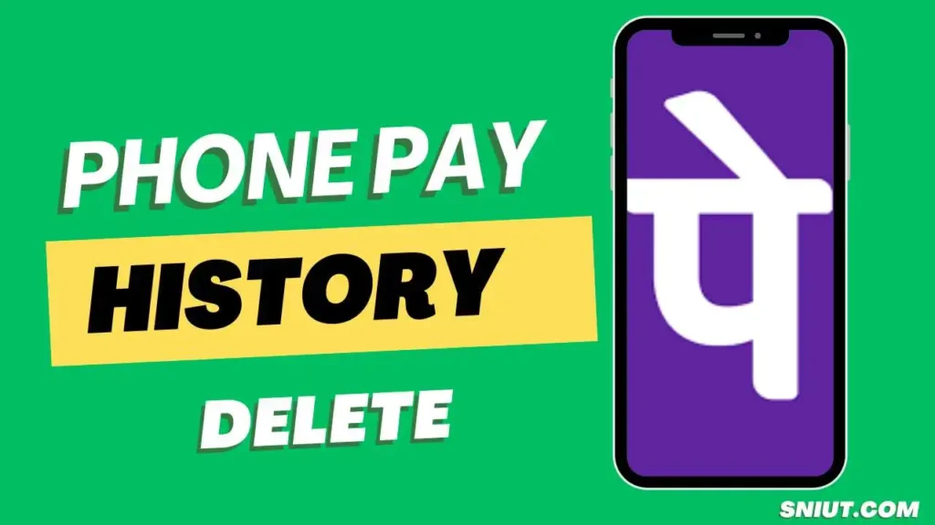 How to Delete PhonePe History
